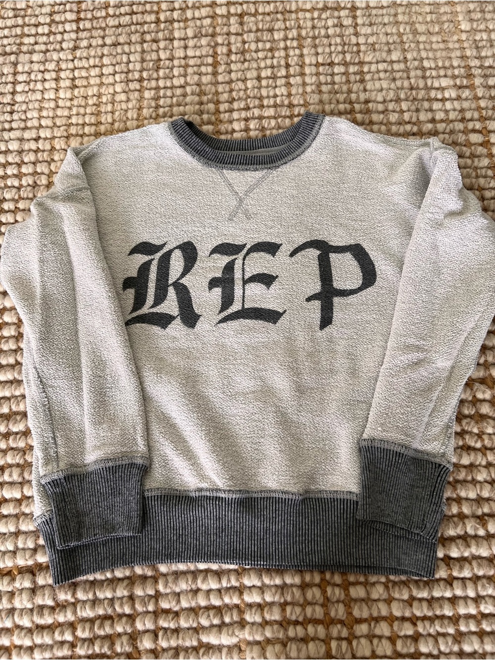 Taylor Swift Spirit Jersey Reputation “Rep” Reversible Crewneck Sweatshirt Small